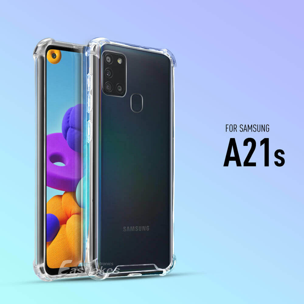 Clear Silicone Bumper Case for Samsung Galaxy A11 A21 - Eastlakes Electronics
